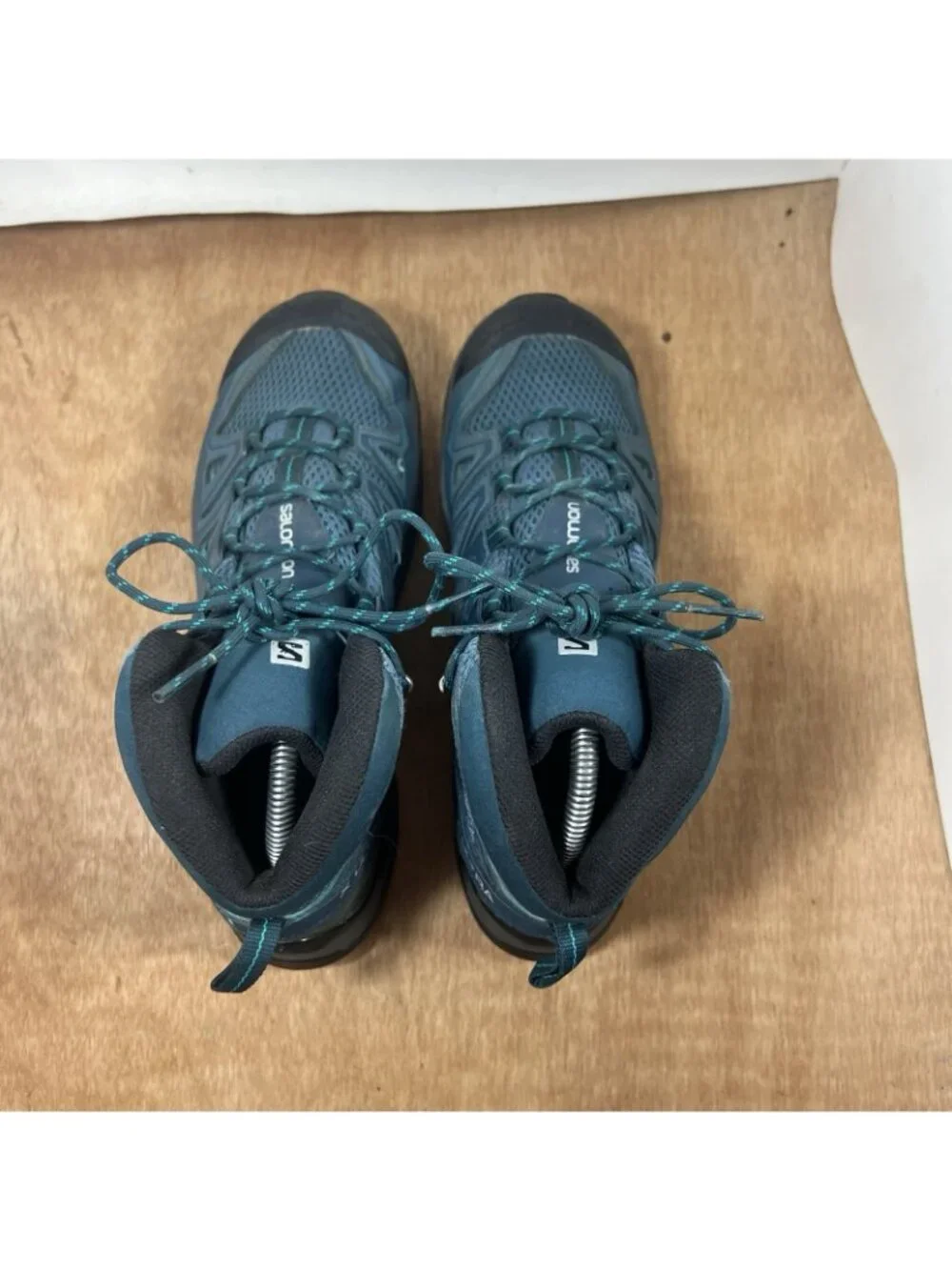 Salomon X Teal Blue 3 Mid Aero Trail Hiking Shoes Boots